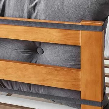 Rainha - Plush Tufted College Headboard - Dark Gray