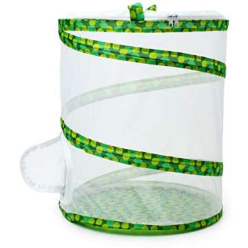 RESTCLOUD Insect and Butterfly Habitat Cage Terrarium Pop-up 12" x 14" Tall