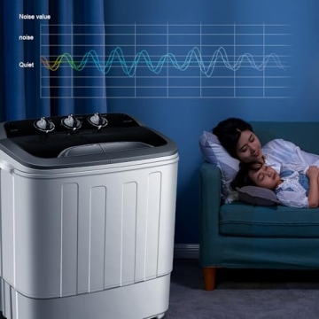 Compact Twin Tub Washer Dryer Combo for Small Spaces