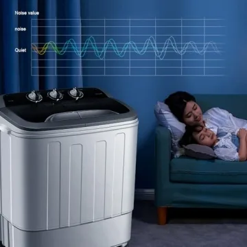 Compact Twin Tub Washer Dryer Combo for Small Spaces