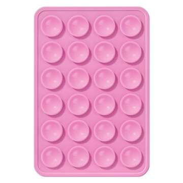 Silicone Phone Sticky Grip, Suction Phone Case Mount for iPhone and Android, Hands-Free Sticky Cell ...