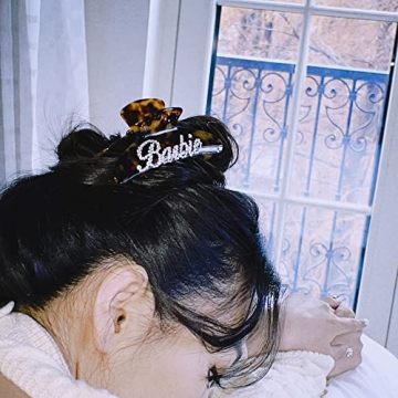 Customizable Rhinestone Hair Claw Clips for Women