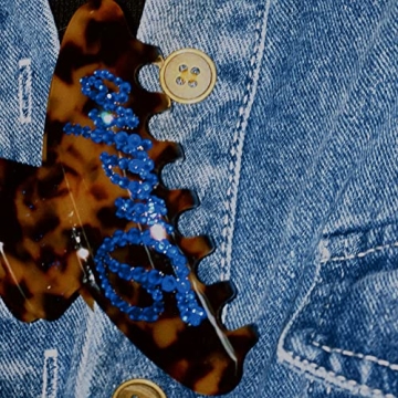 Customizable Rhinestone Hair Claw Clips for Women