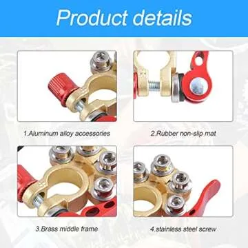 Quality Battery Terminal Clamp Connectors for Cars