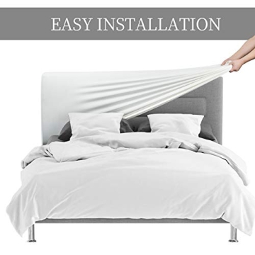DUJUIKE Bed Headboard Slipcover - Stretch and Soft Protection