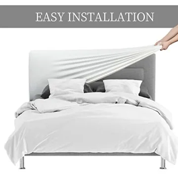 DUJUIKE Bed Headboard Slipcover - Stretch and Soft Protection
