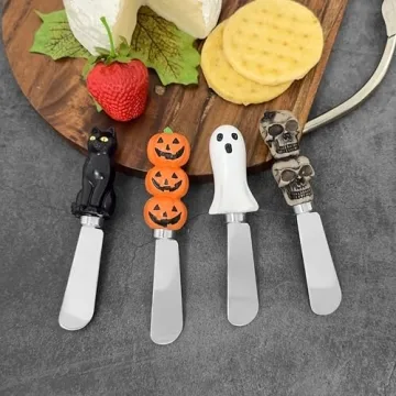 Halloween Cheese Spreader Set for Festive Gatherings