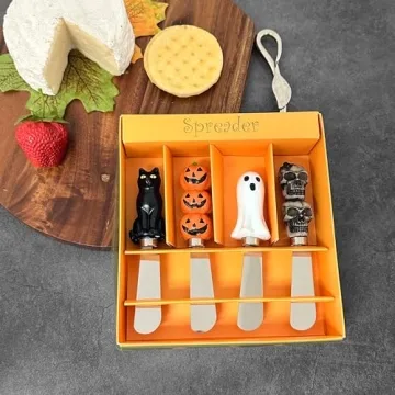 Halloween Cheese Spreader Set for Festive Gatherings