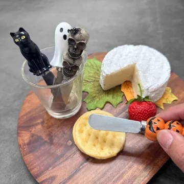 Halloween Cheese Spreader Set for Festive Gatherings