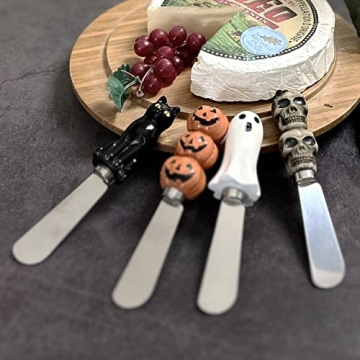 Halloween Cheese Spreader Set for Festive Gatherings
