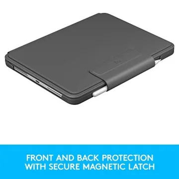 Logitech Slim Folio Pro Backlit Bluetooth Keyboard Case for iPad Pro 11-inch (1st, 2nd, 3rd, 4th gen - 2018, 2020, 2021, 2022) - Graphite