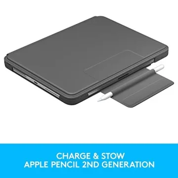 Logitech Slim Folio Pro Backlit Bluetooth Keyboard Case for iPad Pro 11-inch (1st, 2nd, 3rd, 4th gen - 2018, 2020, 2021, 2022) - Graphite