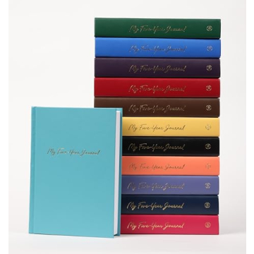 Charming 5 Year Journal - Perfect for Daily Reflections and Memories.