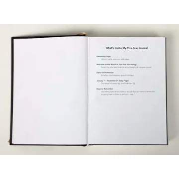 Charming 5 Year Journal - Perfect for Daily Reflections and Memories.