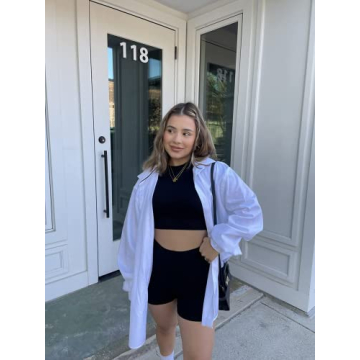 IWEMEK Workout Sets for Women Seamless Short Sleeve Crop Top T-shirt Tummy Control High Waist Biker Shorts 2 Piece Gym Yoga Outfits Tracksuit Sportswear Black Small