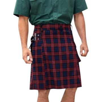 Runcati Tartan Utility Modern Kilt - Irish Hybrid with Pockets
