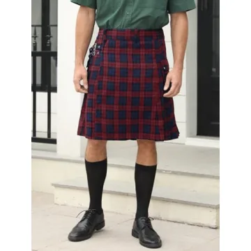 Runcati Tartan Utility Kilt for Men - Stylish & Functional