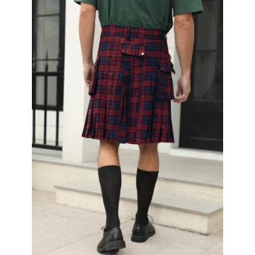 Runcati Tartan Utility Kilt for Men - Stylish & Functional