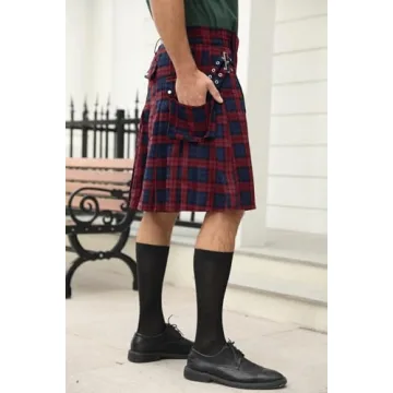 Runcati Tartan Utility Kilt for Men - Stylish & Functional