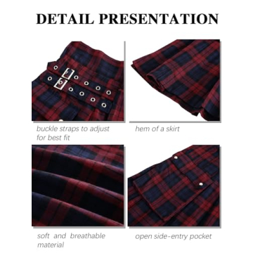 Runcati Tartan Utility Kilt for Men - Stylish & Functional