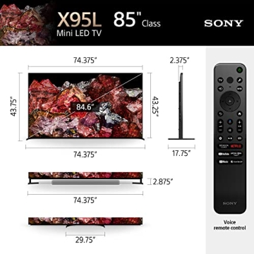 Sony 85" Mini LED 4K Ultra HD TV - Best Viewing Experience