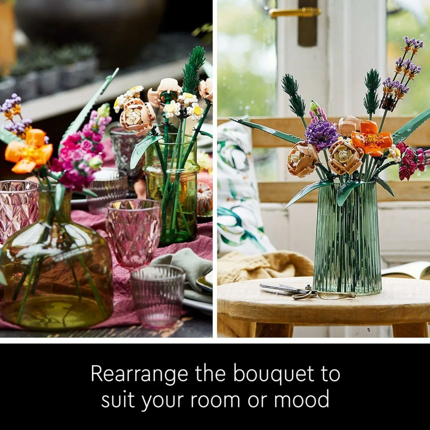 LEGO Flower Bouquet Set for Home Decoration