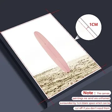 Mifyuibytr Beach Canvas Wall Art Set Tropical Ocean Decor