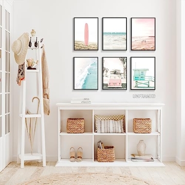 Mifyuibytr Beach Canvas Wall Art Set Tropical Ocean Decor