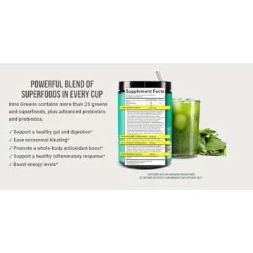 Inno Greens - 28 Organic Superfoods for Wellness