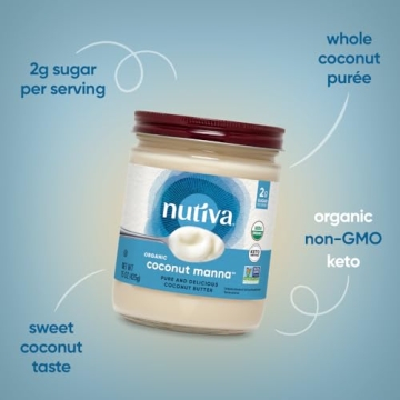 Nutiva Organic Coconut Manna - Versatile Coconut Puree