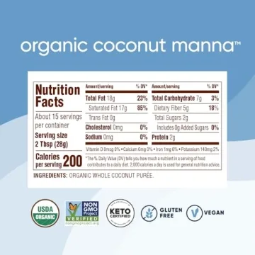 Nutiva Organic Coconut Manna - Versatile Coconut Puree