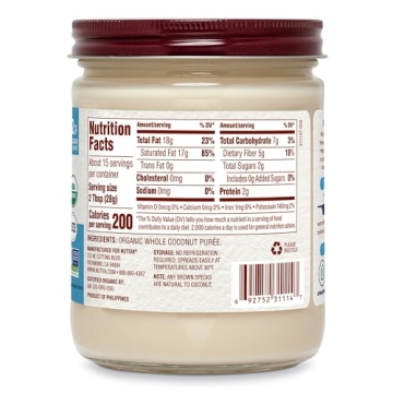 Nutiva Organic Coconut Manna - Versatile Coconut Puree