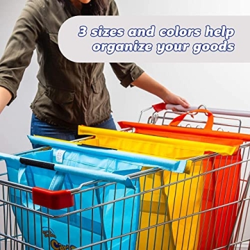 Scrub Daddy Cart Daddy - 3 Reusable Grocery Totes Set