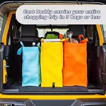 Scrub Daddy Cart Daddy - 3 Reusable Grocery Totes Set