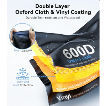 Nmoiss Windshield Snow Cover for All Vehicles - Winter Protection