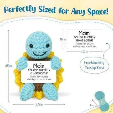 Adorable OASSIE Positive Turtle Crochet for Moms and Friends