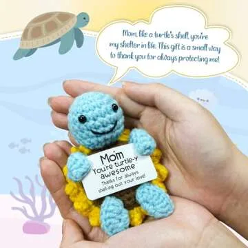 Adorable OASSIE Positive Turtle Crochet for Moms and Friends