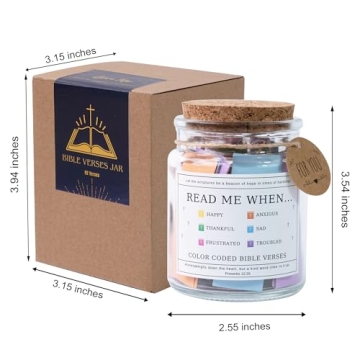 Bible Verse Jar - Perfect Christian Gifts for Women