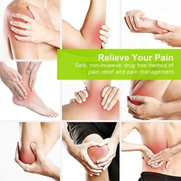 AUVON Rechargeable TENS Unit for Pain Relief and Relaxation