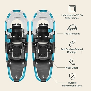 Retrospec Drifter Snowshoe - Lightweight All Terrain Performance