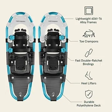 Retrospec Drifter Snowshoe - Lightweight All Terrain Performance