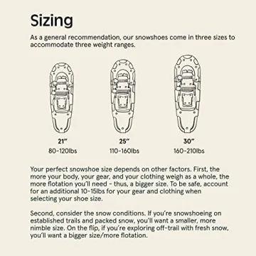 Retrospec Drifter Snowshoe - Lightweight All Terrain Performance