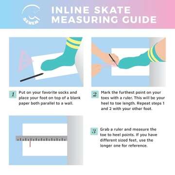 C SEVEN C7skates Nostalgic Jr. Inline Skates for Girls, Boys, and Youth (Tangerine, Size S)