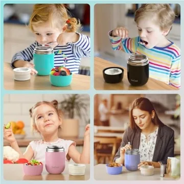 DaCool Insulated Food Jar for Hot Meals 16 Ounce