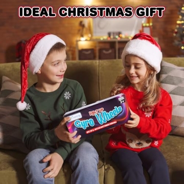 ArtCreativity Light Up Gyro Wheels Toy for Kids