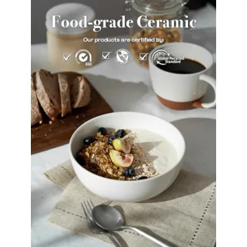 DOWAN 39 OZ Large Deep Bowls Set - Perfect for Family Meals