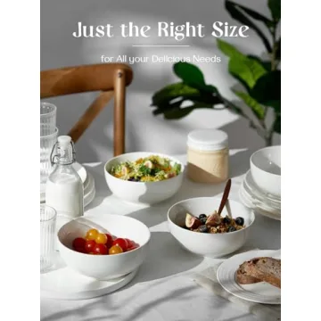 DOWAN 39 OZ Large Deep Bowls Set - Perfect for Family Meals