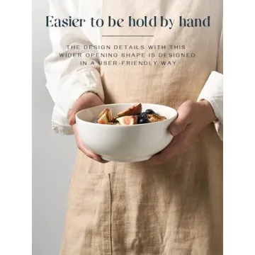 DOWAN 39 OZ Large Deep Bowls Set - Perfect for Family Meals