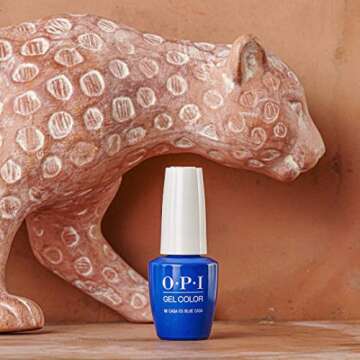 OPI GelColor, Mi Casa Es Blue Casa, Blue Gel Nail Polish, Mexico City Collection, 0.5 fl oz
