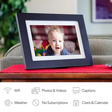 Simply Smart Home Photoshare Digital Frame, Easy Setup